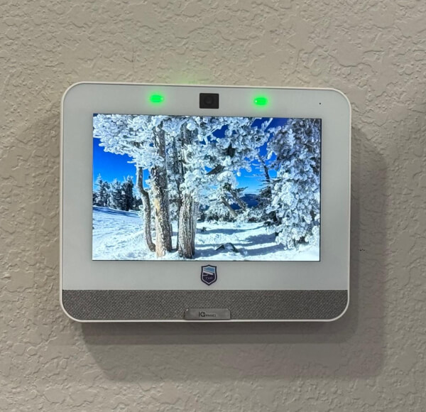 Qolsys IQ Panel commercial alarm system installation in Dallas, TX
