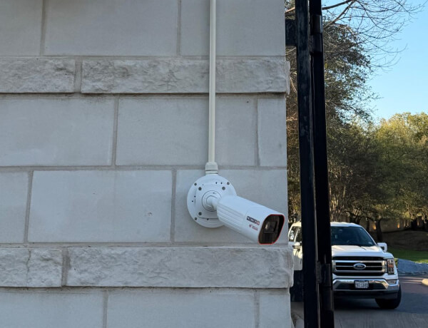 Residential dome and bullet cameras installation in Dallas