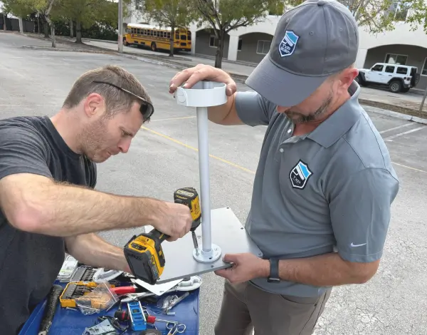 Screened and professional TXP Security technicians working on-site