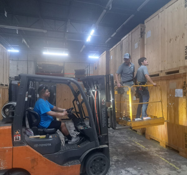 Video surveillance system install at a Tyler warehouse business